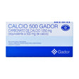 CALCIO 500MG 60COM (GADOR