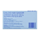 CALCIO 500MG 60COM (GADOR