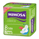 TOALLA FEMENINA MIMOSA CLASICA C/ALAS X8