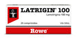 LATRIGIN 100MG 20 TABLETAS