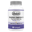 QUALIVITS SUPER OMEGA 3 FISH OIL 1000MG X60 SOFTGE