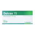 DOLCOX 15MG 10 TABLETAS