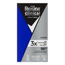 DESODORANTE BARRA REXONA CLINICAL MEN 48GR AZUL
