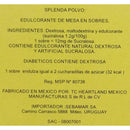 EDULCORANTE SPLENDA X50 SOBRES