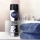 NIVEA DESODORANTE AEROSOL MEN B&W INVISIBLE 150ML