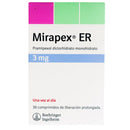 MIRAPEX ER 3MG X 30 COMP