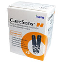 TIRAS GLUCOSA CARESENS N X25