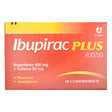 IBUPIRAC PLUS 400/ 50X10 400 IBUPROFENO 50CAFEINA