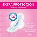TOALLA FEMENINA KOTEX NORMAL C/ALAS X8