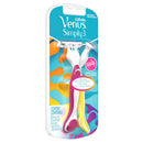 GILLETTE VENUS SIMPLY3 DESCARTABLE X2 ROSA&AMARILL
