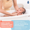 JABON BANO LIQUIDO J&J CABEZA/PIES 200ML C/VALVULA