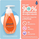 JABON BANO LIQUIDO J&J CABEZA/PIES 200ML C/VALVULA