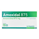 AMOXIDAL 875 MG 10 COMP