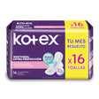 TOALLA FEMENINA KOTEX NOCTURNA C/ALAS X16