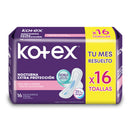 TOALLA FEMENINA KOTEX NOCTURNA C/ALAS X16