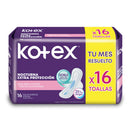 TOALLA FEMENINA KOTEX NOCTURNA C/ALAS X16