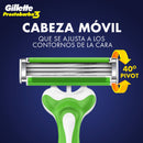 GILLETTE PRESTOBARBA3 SENSITIVE X2