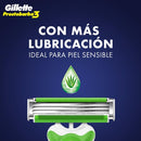 GILLETTE PRESTOBARBA3 SENSITIVE X2