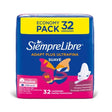 TOALLA FEMENINA SIEMPRE LIBRE ULTRAFINA SUAVE X32