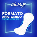 PROTECTOR DIARIO ALWAYS RESPIRABLE X40 S/PERFUME