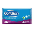 TOALLITAS HUMEDAS ADULTO COTIDIAN XG X40 25X28
