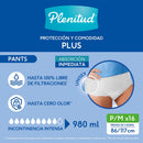 ROPA INTERIOR PLENITUD PROT.PLUS P/M X16 UNISEX