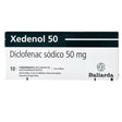 XEDENOL  50 MG 10 COMP