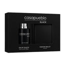 CASAPUEBLO MEN NAVY BLACK EDT 100ML + BILLETERA