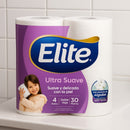 PAPEL HIGIENICO ELITE ULTRA DOBLE HOJA 30MTX 4 F10