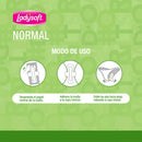 TOALLA FEMENINA LADYSOFT NORMAL SUAVE C/ALAS 24X20