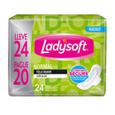 TOALLA FEMENINA LADYSOFT NORMAL SUAVE C/ALAS 24X20