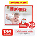PANAL HUGGIES SUPREME CARE M X136