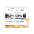 PLENITUD HIDRA TOTAL 5 CR.DIA ANTIMANCHAS F17 50ML