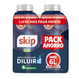 JABON LIQUIDO SKIP CONCENTRADO 500ML PACK X2