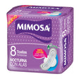 TOALLA FEMENINA MIMOSA NOCTURNA C/ALAS X8