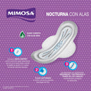 TOALLA FEMENINA MIMOSA NOCTURNA C/ALAS X8