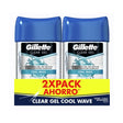 GILLETTE ANTITRANSPIRANTE GEL COOL WAVE 82GR X2