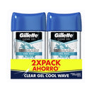 GILLETTE ANTITRANSPIRANTE GEL COOL WAVE 82GR X2