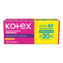 TAMPON KOTEX MEDIO X20 2X1