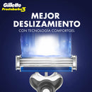 GILLETTE PRESTOBARBA3 X4