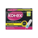 TAMPON KOTEX MEDIO X12