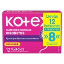 TAMPON KOTEX MEDIO X12