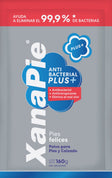 TALCO PIES XANAPIE ANTIBACTERIAL PLUS+ 160GR BOLSA