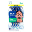 GILLETTE PRESTOBARBA3 DERMA PROTECCION X4