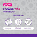 TOALLA FEMENINA LADYSOFT POWERFLEX U/D SUA.C/A X16