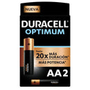 DURACELL OPTIUM PILA AA X 2
