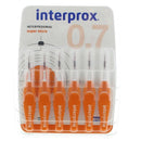 CEPILLO INTERPROX SUPER MICRO 0.7MM X6 NARANJA