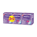 TOALLA FEMENINA MIMOSA NOCTURNA C/ALAS X8 PACK 3X2