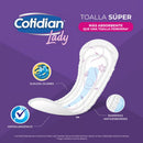 TOALLA FEMENINA COTIDIAN LADY SUPER X28