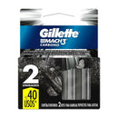 GILLETTE MACH3 CARBONO REPUESTO X2 RAZOR